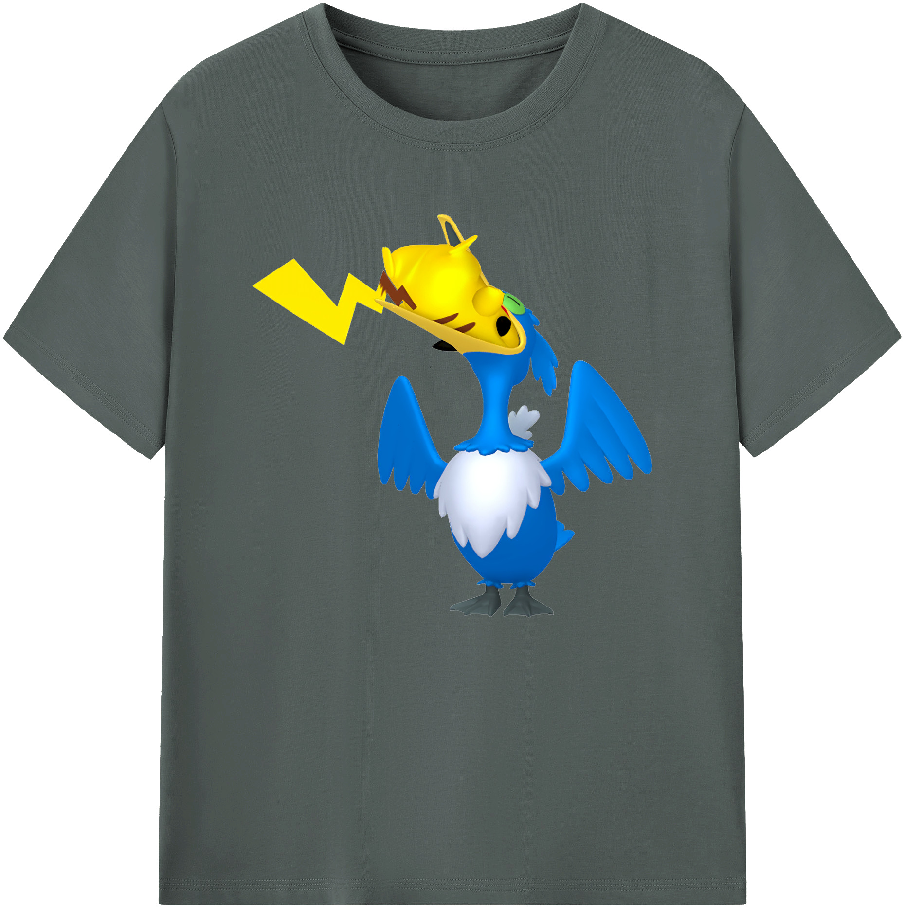（画像用） ポケットモンスター Pokémon 綿100％ メンズ半袖Tシャツ｜肌触りやわらか＆通気性